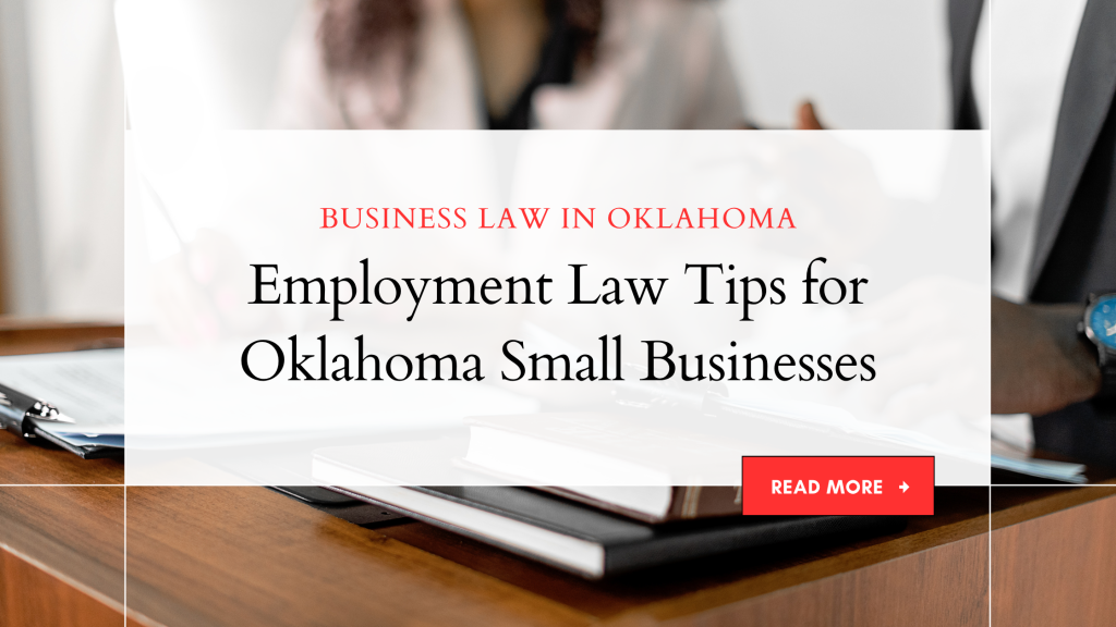 Terry O’Donnell Employment Law Tips for Oklahoma Small Businesses